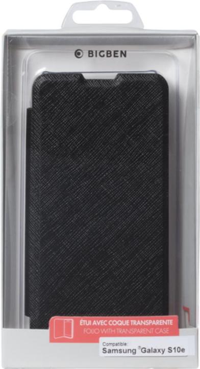 Image du produit Bigben Samsung G S10E Crystal back Folio Noir (Samsung Galaxy S10e)