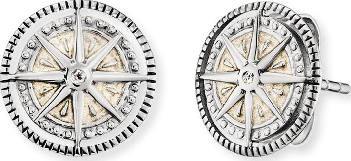 Immagine prodotto Engelsrufer Orecchini rosa dei venti (Argento 925 rodiato)