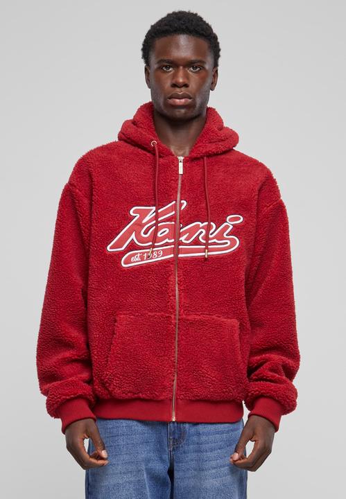 Actual product image Karl Kani KM233-019-2 KK Varsity Teddy Full Zip Hoodie (XXL)