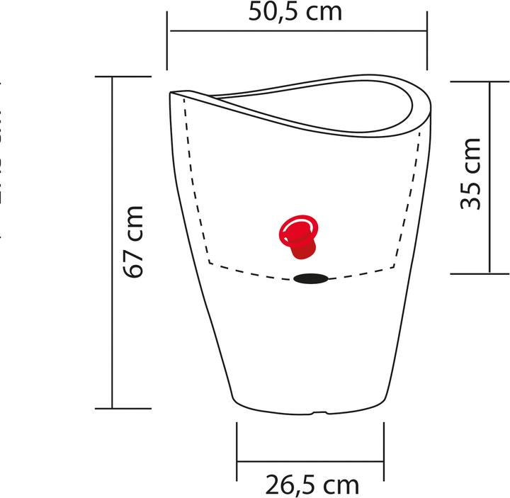 Produktbild Scheurich Wave Globe High (49.60 cm)