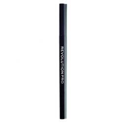 Image du produit Makeup Revolution Revolution Pro Microblading Crayon de précision pour sourcils avec bobine pour cheveux bruns foncés (Brun foncé)