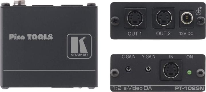 Image du produit PicoTOOLS PT-102SN Amplificateur de distribution s-vidéo 1:2