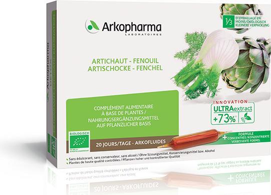 Produktbild Arkopharma Bio Artischocke-Fenchel (40 Stück, Ampulle, 371 g)