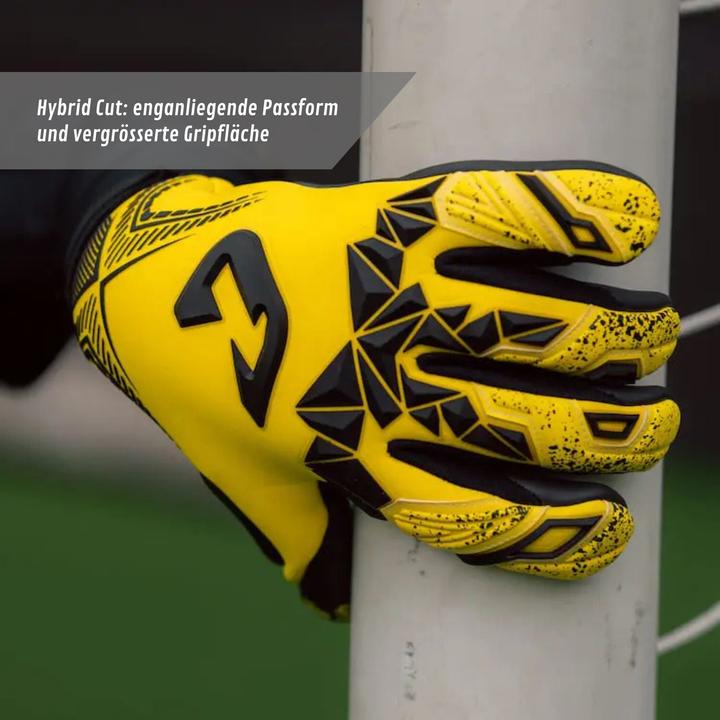 Produktbild Catch & Keep Fussballhandschuhe Pulse X Yellow Gr. 6 Torwart Goalie Handschuhe (6)