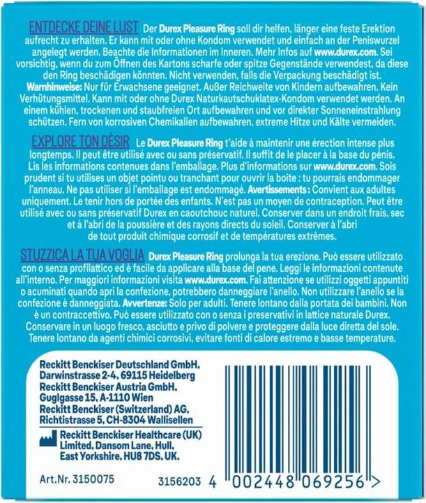 Immagine prodotto Durex Pleasure (4 cm)