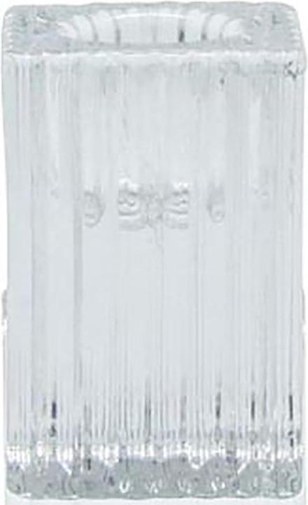Image du produit Sandra Rich SHINE STRIPES porte-bougie carré en verre (4 x 4 x 6 cm)