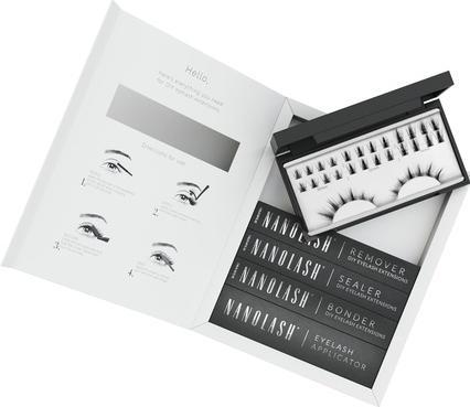 Produktbild NoName DIY Wimpernverlängerung Starter Kit Cluster Lashes mit Bonder, Sealer, Entferner, Applikator (Künstliche Wimpern)