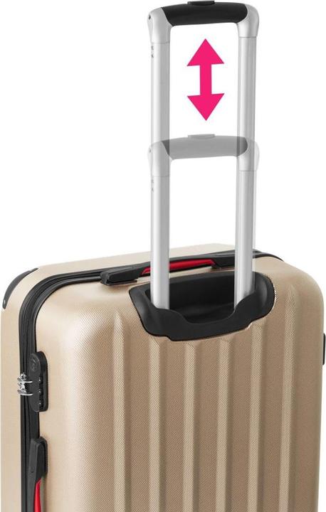 Image du produit tectake Set de valises Valises Trolley Set Trolleys Hardcase Trolley (90 l, L (90 - 115l))