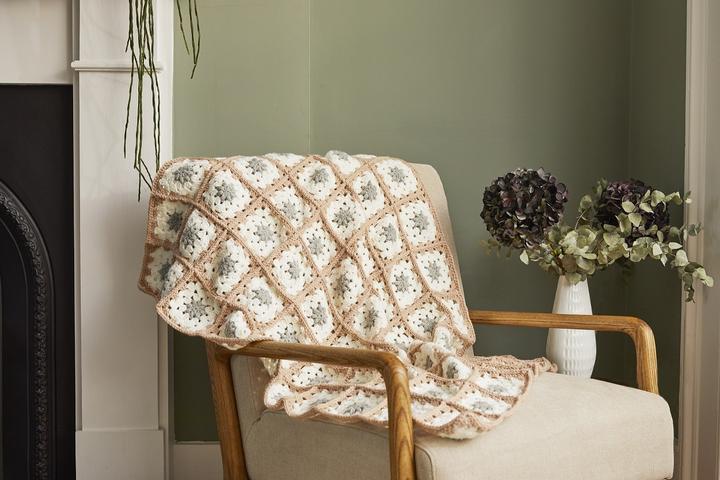 Actual product image DMC Gift of Stitch Crochet Set Blanket