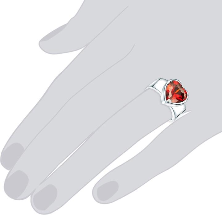 Immagine prodotto Rafaela Donata Cuore da donna in argento Sterling Zirconia argento - 3870 (60, 925 Argento)