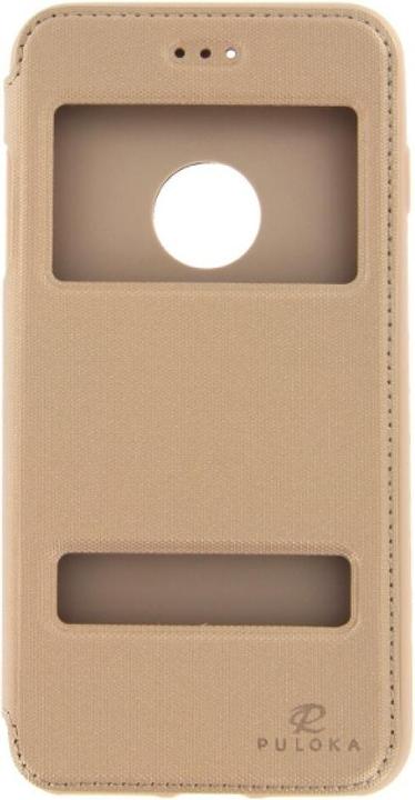 Actual product image Puloka Flip Case for iPhone 7 Plus gold (Apple iPhone 7 Plus)