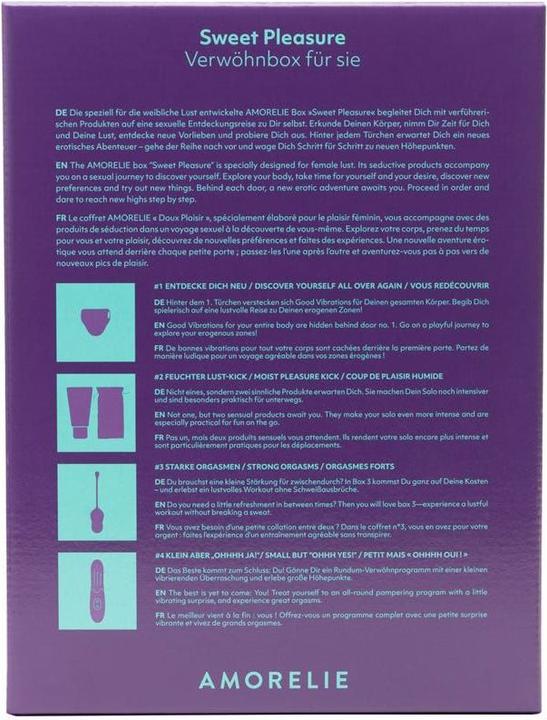 Nutritional values and ingredients Amorelie Sweet Pleasure Box