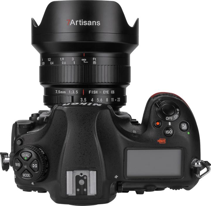Actual product image 7artisans 7.5mm f/3.5 Fisheye for Nikon F (APS-C) (Nikon F, APS-C / DX)
