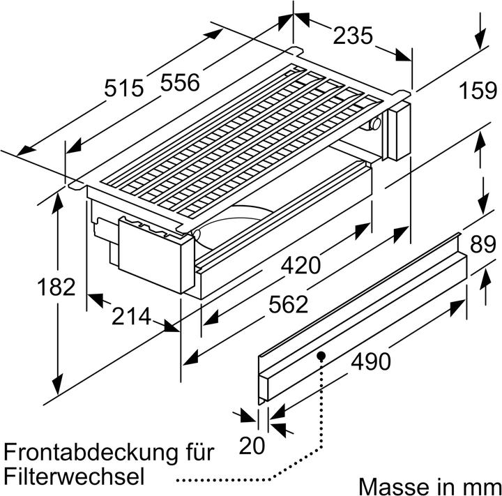 Image du produit Bosch Hausgeräte DWZ1IX1C6