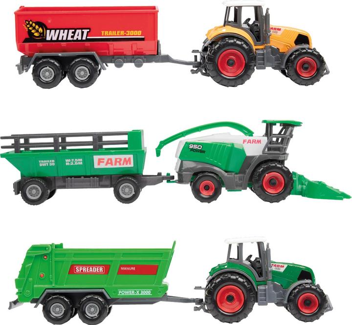 Image du produit Toi-Toys Tracteur métallique avec remorque