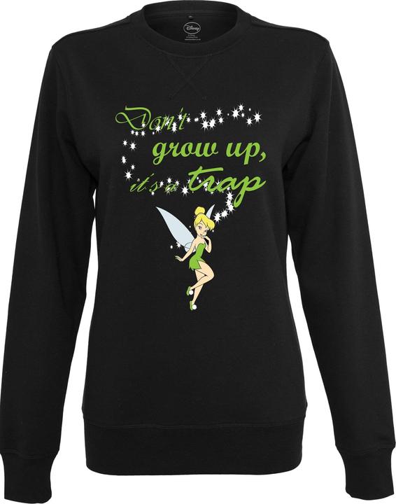 Merchcode Ladies Tinkerbell Dont Grow Up Crewneck (XS)