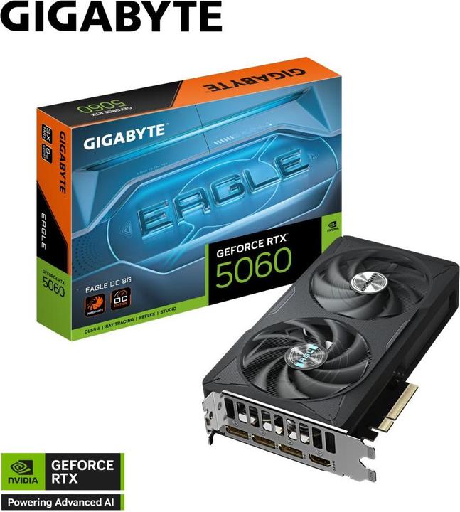Produktbild Gigabyte GeForce RTX 5060 EAGLE OC 8G (8 GB)