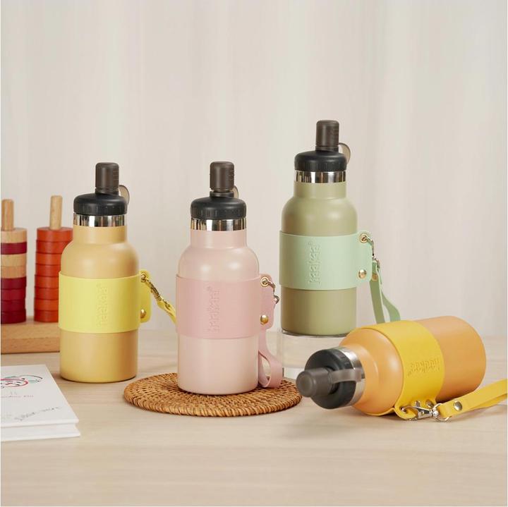 Productafbeelding Haakaa Easy-Carry Thermische Kinderfles - Blush (350 ml)