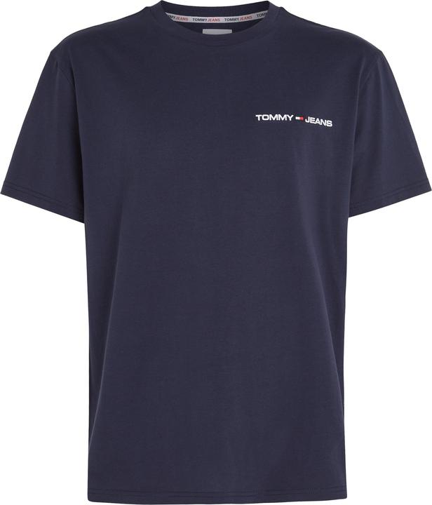 Tommy Hilfiger Herren-T-Shirt mit linearer Brust (M)