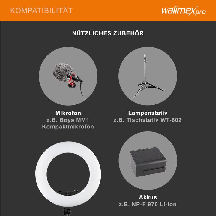 Actual product image Walimex pro Pro LED ring light Medow 960 Pro Bi Color (Ring light)