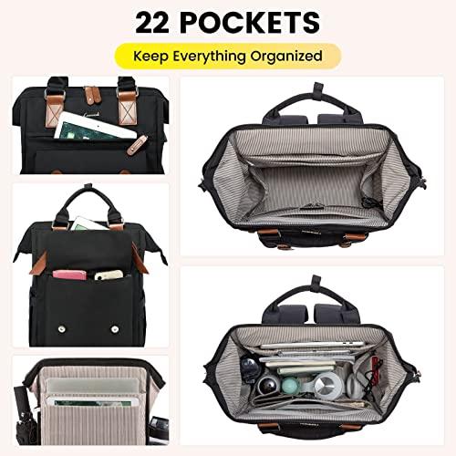 Produktbild Only-Bags.Store Rucksack Laptop, 15,6 Zoll Schulrucksack Teen mit Datenkabeltasche, wasserdichte Schultasche