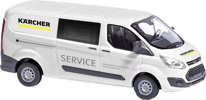 Actual product image Busch 52439 H0 Passenger car model Ford Transit Bus Kärcher Service
