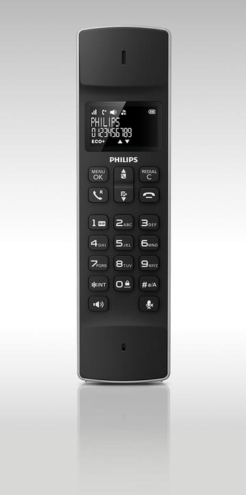 Philips Schnurlostelefon M4501B Schwarz