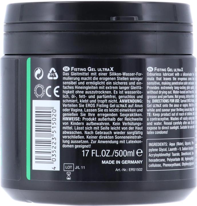 Actual product image Eros Ultra X (500 ml)