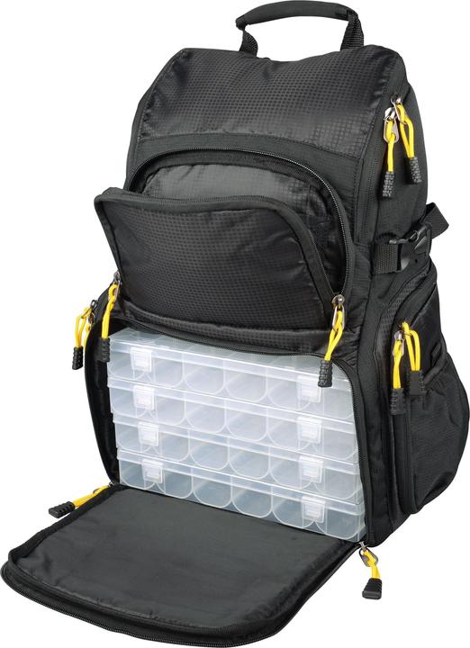 Spro Angelrucksack mit 4 Angelboxen