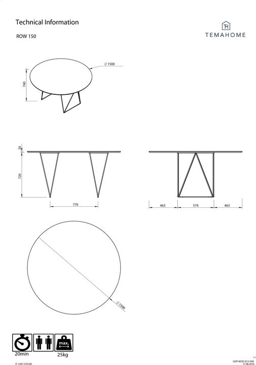Actual product image Temahome Row