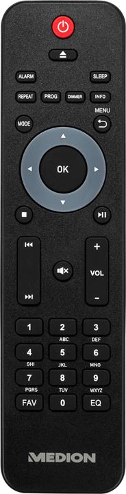Produktbild Medion Stereoanlage P66348 Schwarz (CD Player, Bluetooth, Spotify Connect, 2x 10 W)