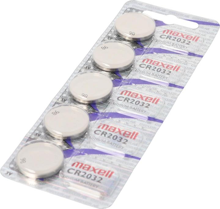 Image du produit Maxell Electronics CR2032 (5 pcs, CR2032, 220 mAh)
