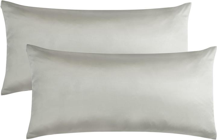 Aspero 2 x Seiden Kissenbezüge 40 x 80 cm (Kopfkissenbezug, 40 x 80 cm)