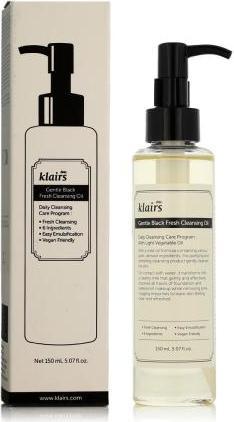 Actual product image Klairs Gentle Black Fresh Cleansing Oil (Oils, 150 ml)