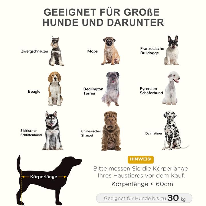 Produktbild PawHut Hundeliege mit atmungsaktiven Bezug (Hund)