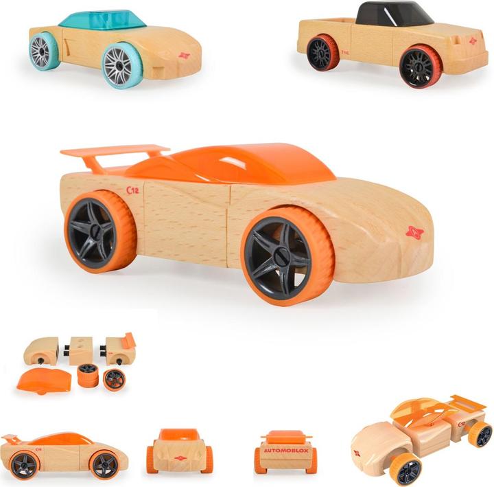 Immagine prodotto Moni Toy Cars Mini in legno di faggio