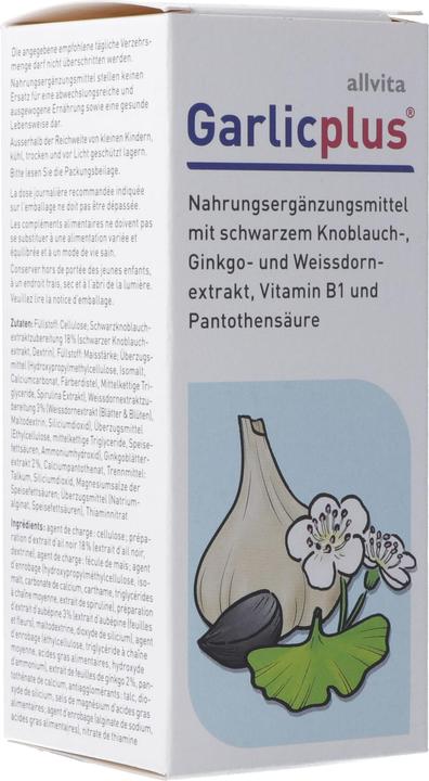 Allvita Garlic plus Filmtabl (180 Stück, Tabletten, 196 g)
