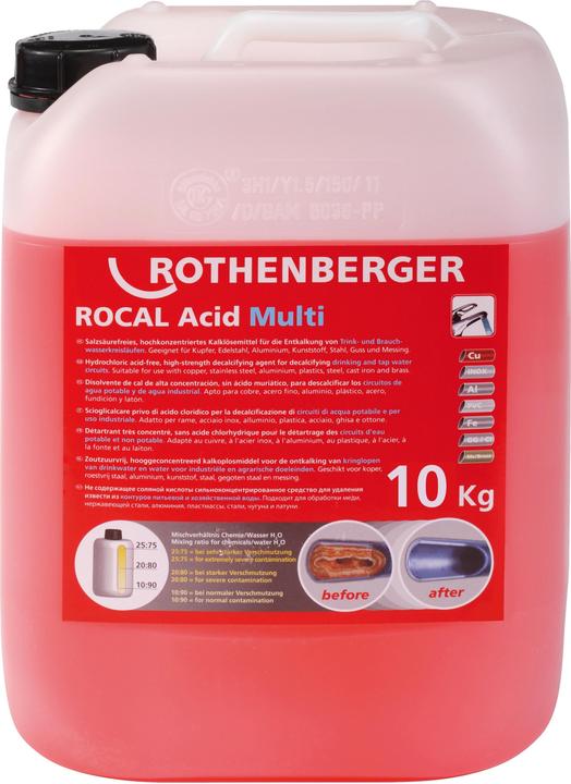 Produktbild Rothenberger ROCAL ACID Multi-Entkalkungskonzentrat 10kg