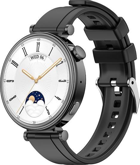 Actual product image xO smartwatch GT4 Mini Amoled black
