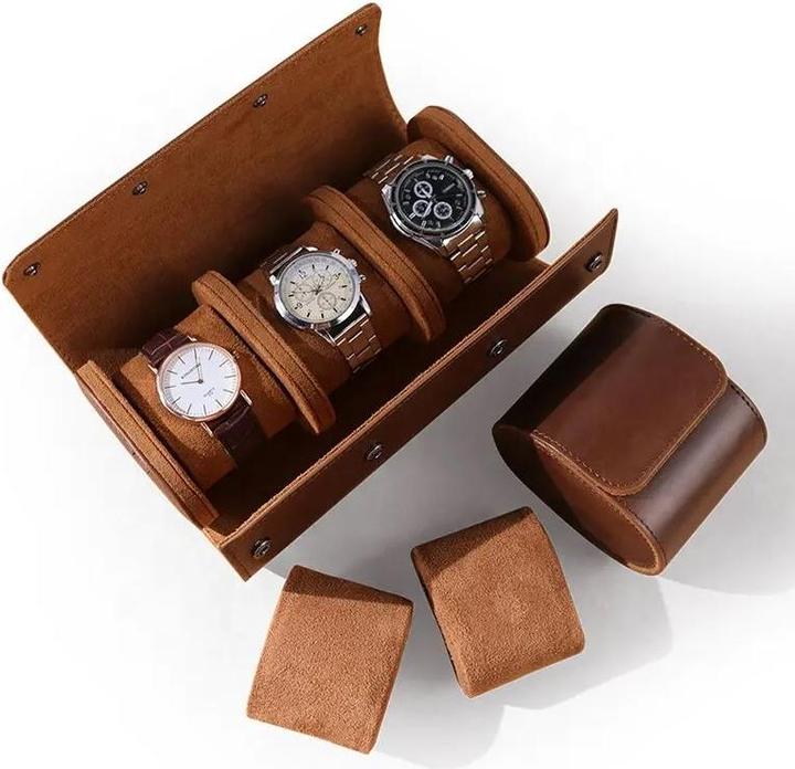 Actual product image PhoneLook Luxurious and high-quality watch storage box and soft watch cushion 2 watches