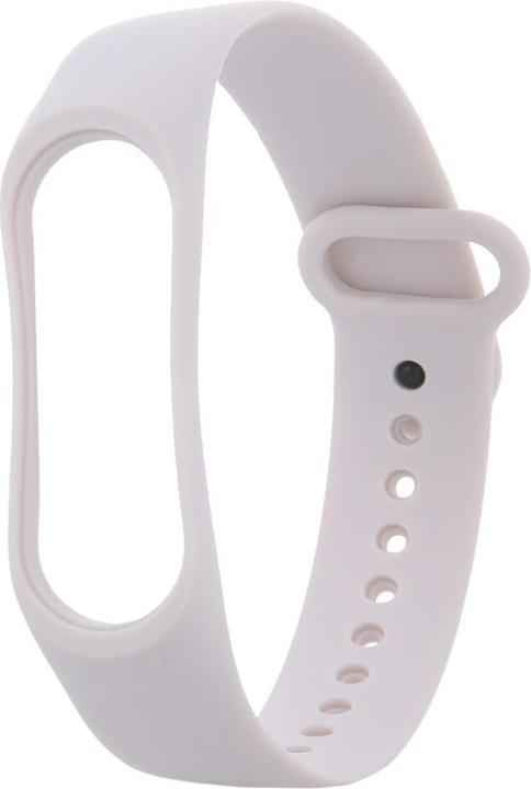 Actual product image OEM Silicone band for Xiaomi Mi Band 5 / 6 ivory (Silicone)