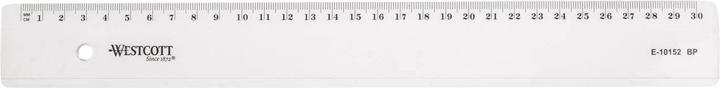 Actual product image Westcott Plastic ruler (30 cm)