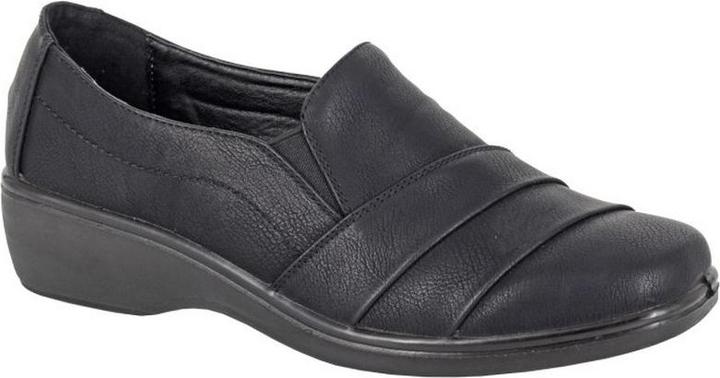 Boulevard gerüschte Doppelzwickel Loafers
