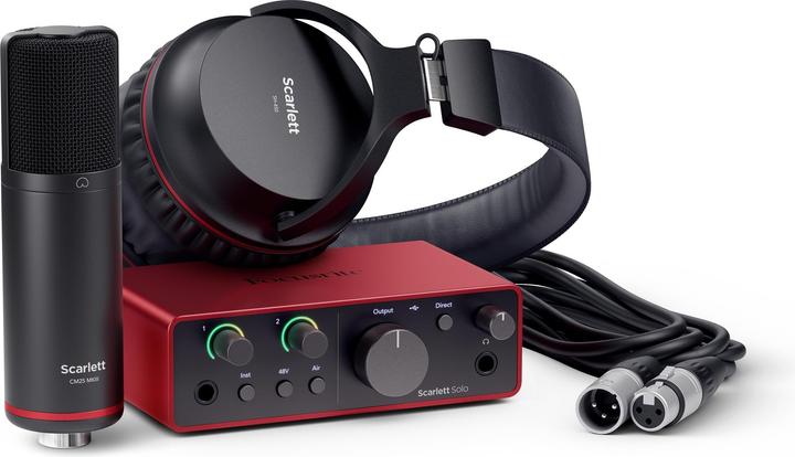 Actual product image Focusrite Recording Set Scarlett Solo Studio - 4th Generation (USB)