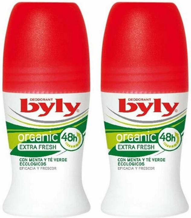 Actual product image Byly Organic Extra Fresh Deo Roll-On Lote 2 pz (Roll-on, 50 ml)