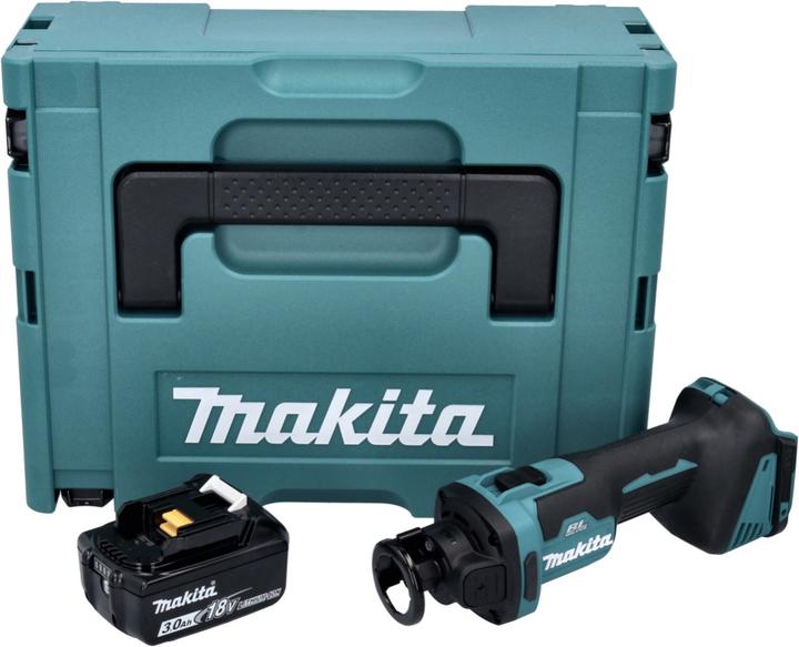 Produktbild Makita DCO 181 F1J Akku Rotationsschneider 18 V 32000 U/min Brushless + 1x Akku 3.0 Ah + Makpac - o