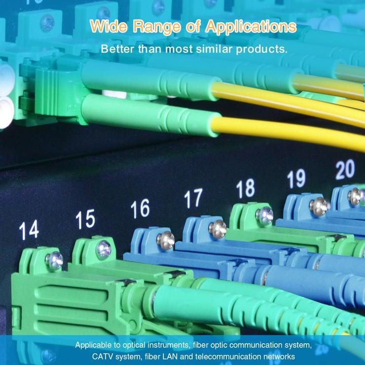 Actual product image Helos Fibre optic E2000 patch cable (CAT6e, 5 m)