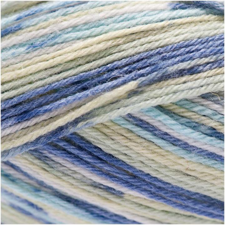 Actual product image Rico Design Wool Bamboo for socks 4-thread, 100 g, Green (420 m)