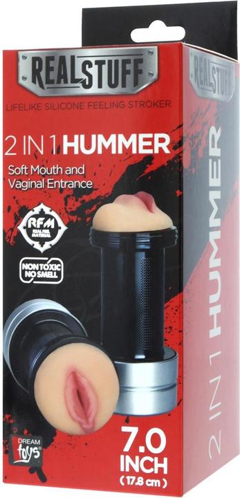 Image du produit RealStuff 20587 2 IN 1 HUMMER â€“ MOUTH & VAGINA