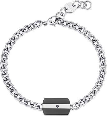 Sagapo S'Agapo Stylish Men's Steel Bracelet Tag Me Too Stg12
